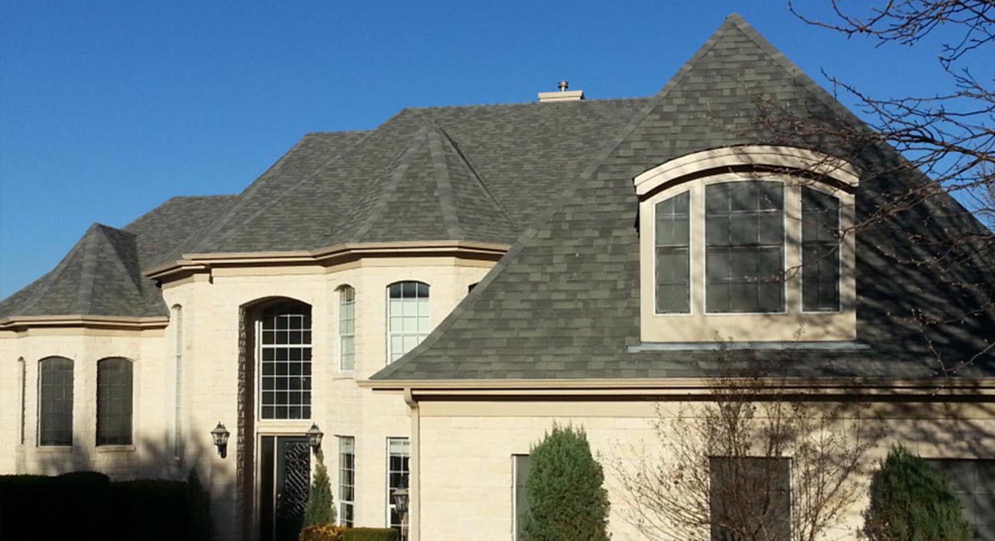 shingled replacement roof in leander texas